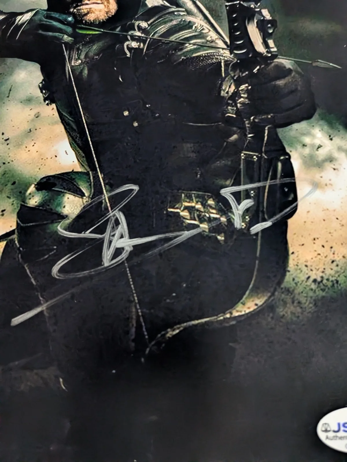 STEPHEN AMELL Signed 8x10 PHOTO DC Green Arrow TV Series JSA COA, image 2