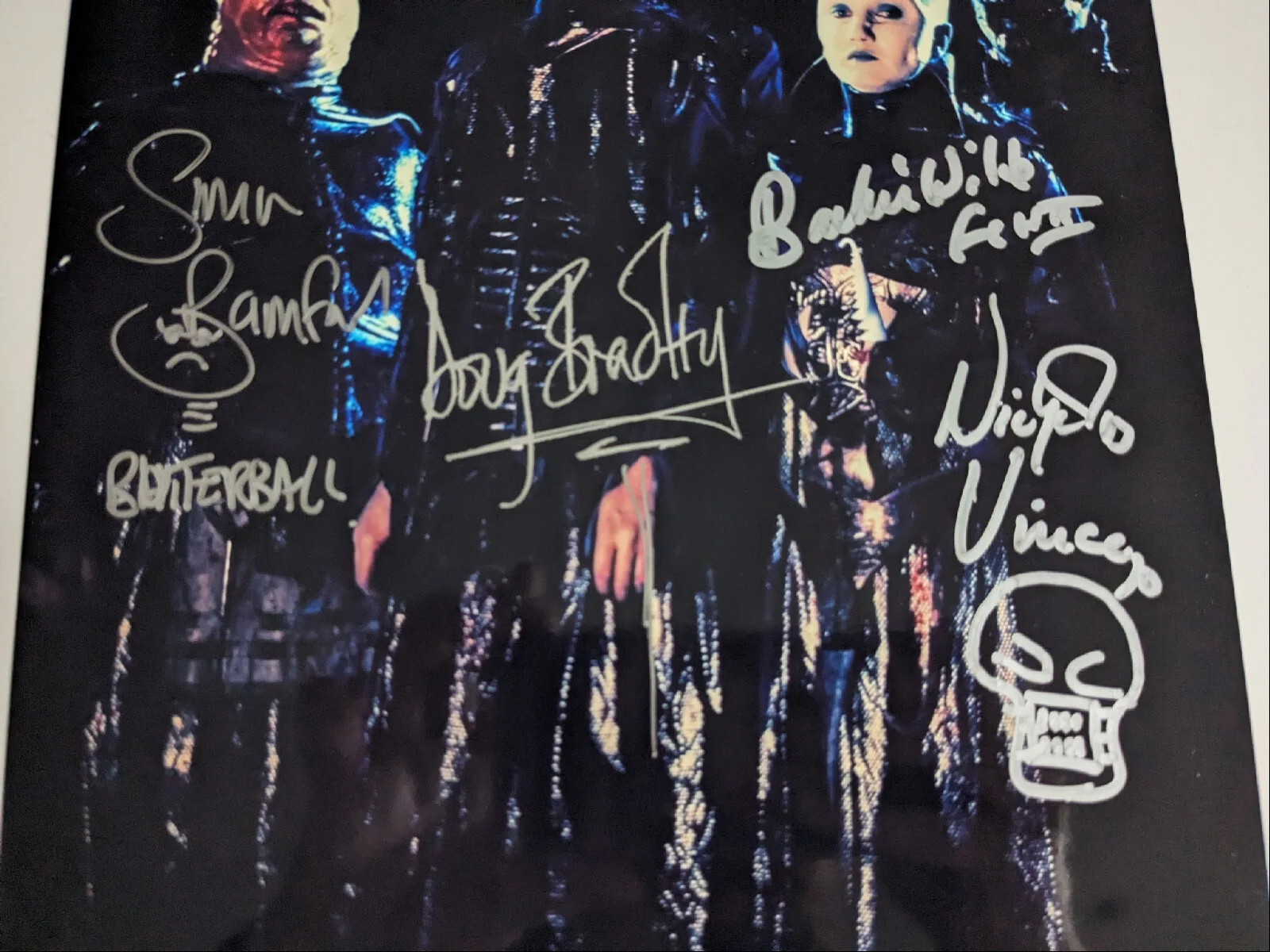 multi — Doug Bradley Bamford Vince Wilde 4X Signed Cenobites 8x10 PHOTO BAS JSA COA A, image 2