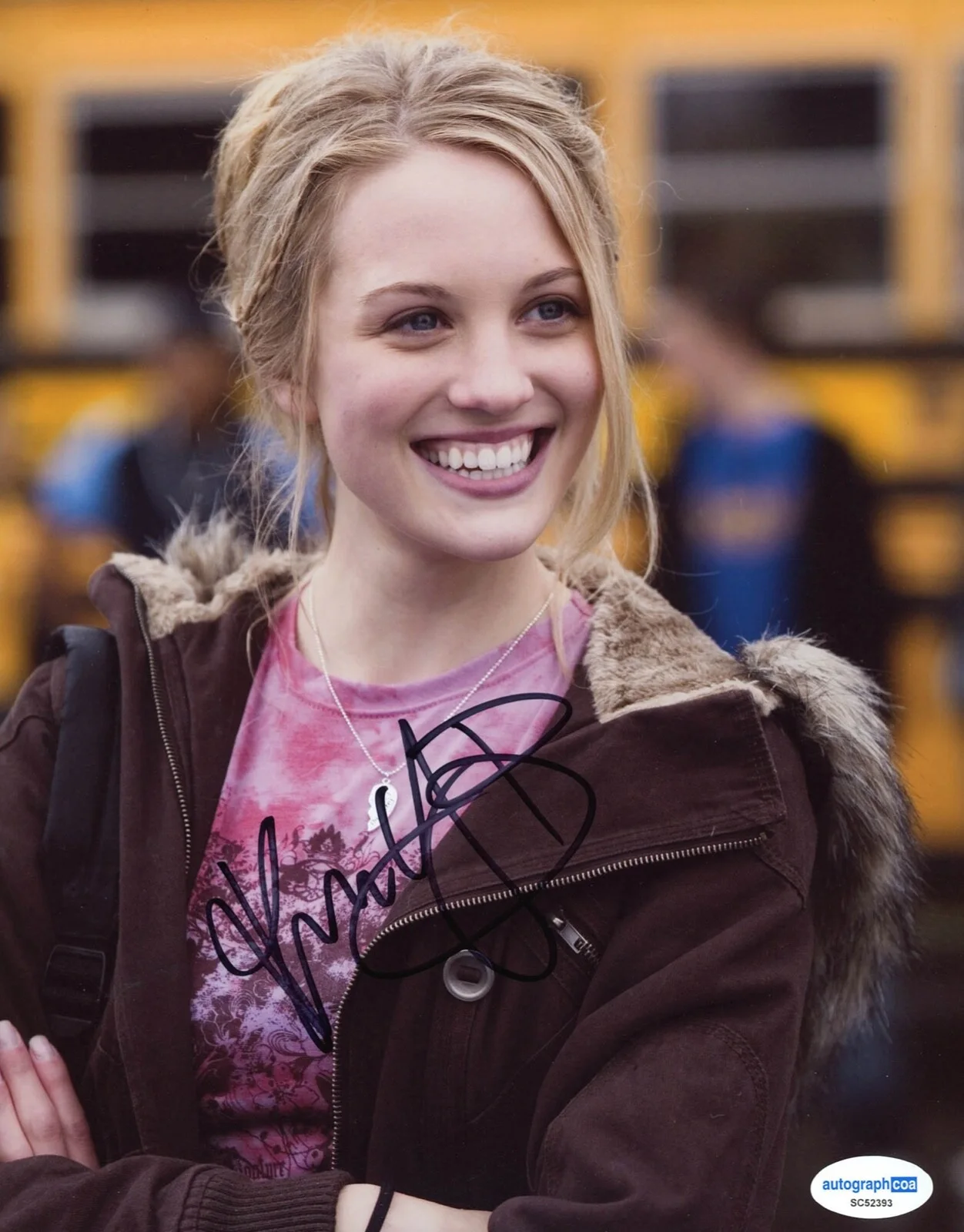 KIRBY BLISS BLANTON — Kirby Bliss Blanton signed 8x10 Photo b PROOF Sexy GREEN INFERNO Project X ACOA, image 3