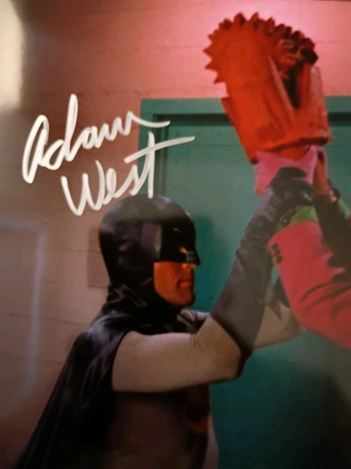 Cesar Romero / Adam West — Cesar Romero / Adam West Batman Signed 8x10 with COA, image 2
