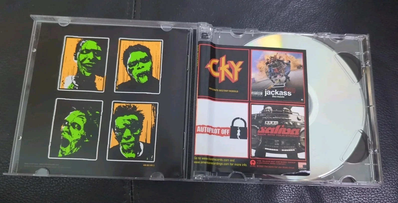 Deryck Whibley Sum 41 Does This Look Infected Signed CD Bizzy D Band Punk Rock, изображение 3