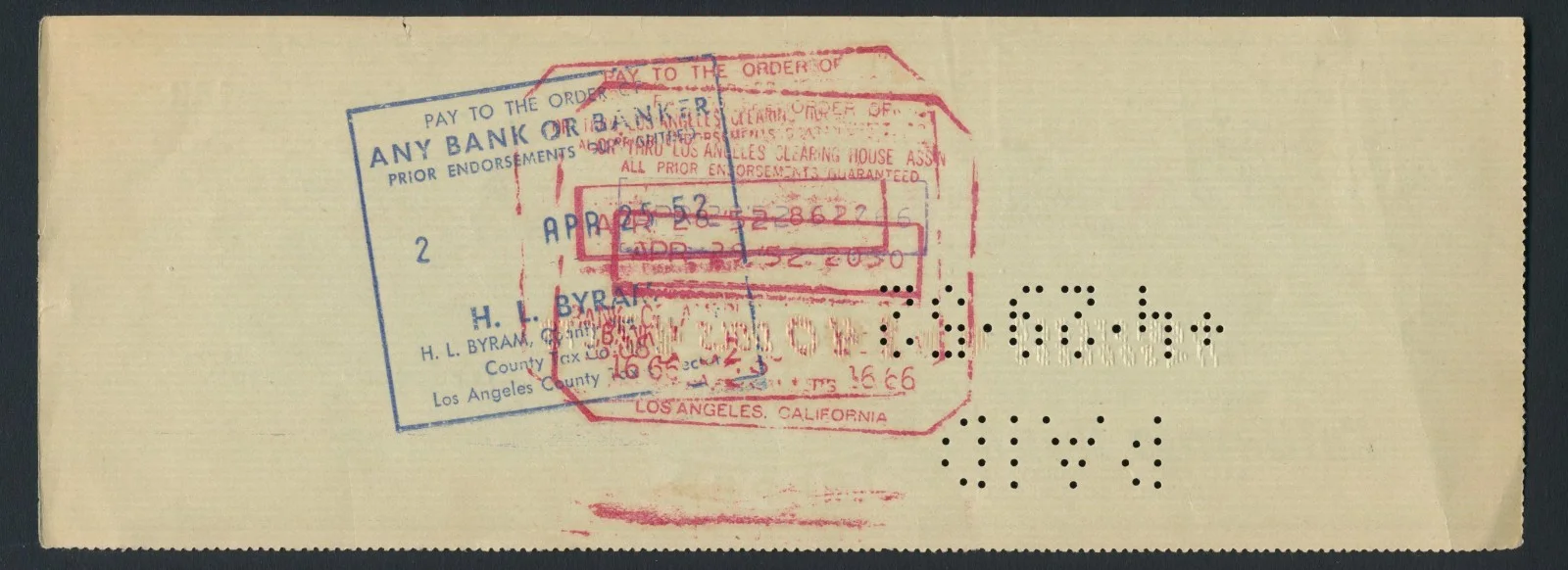 James Stewart - 1952 Signed Business Check w/Orig 1949 Still- The Stratton Story, изображение 4