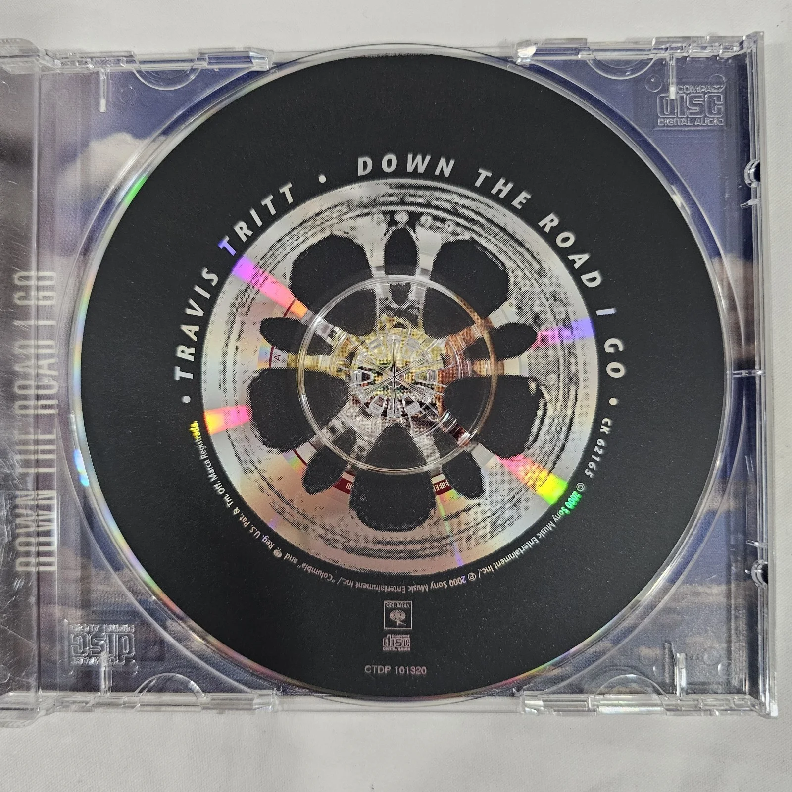 Travis Tritt Signed Cd "Down The Road I Go", image 2