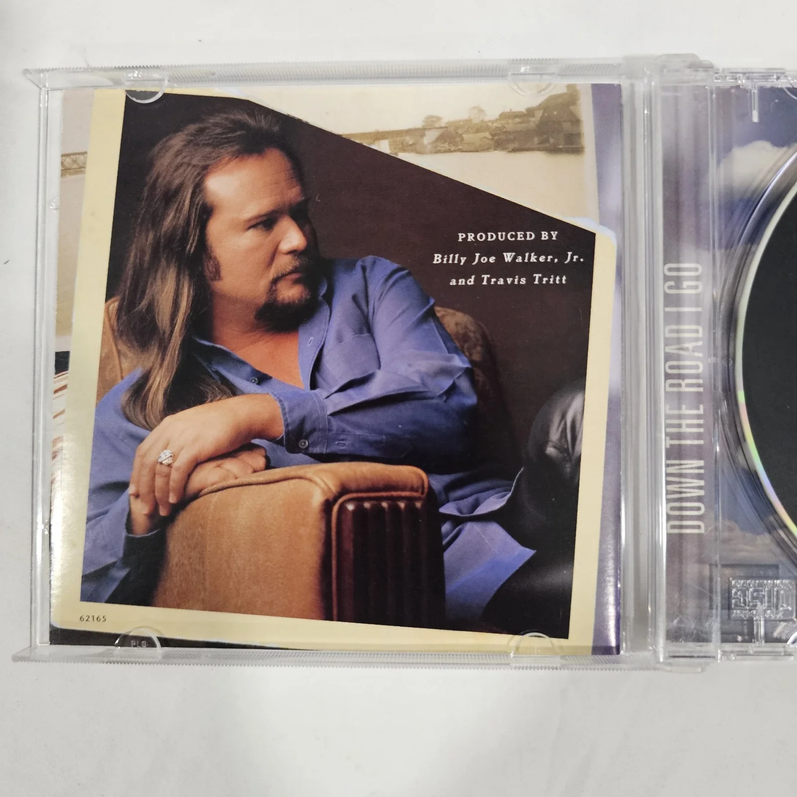 Travis Tritt Signed Cd "Down The Road I Go", image 3