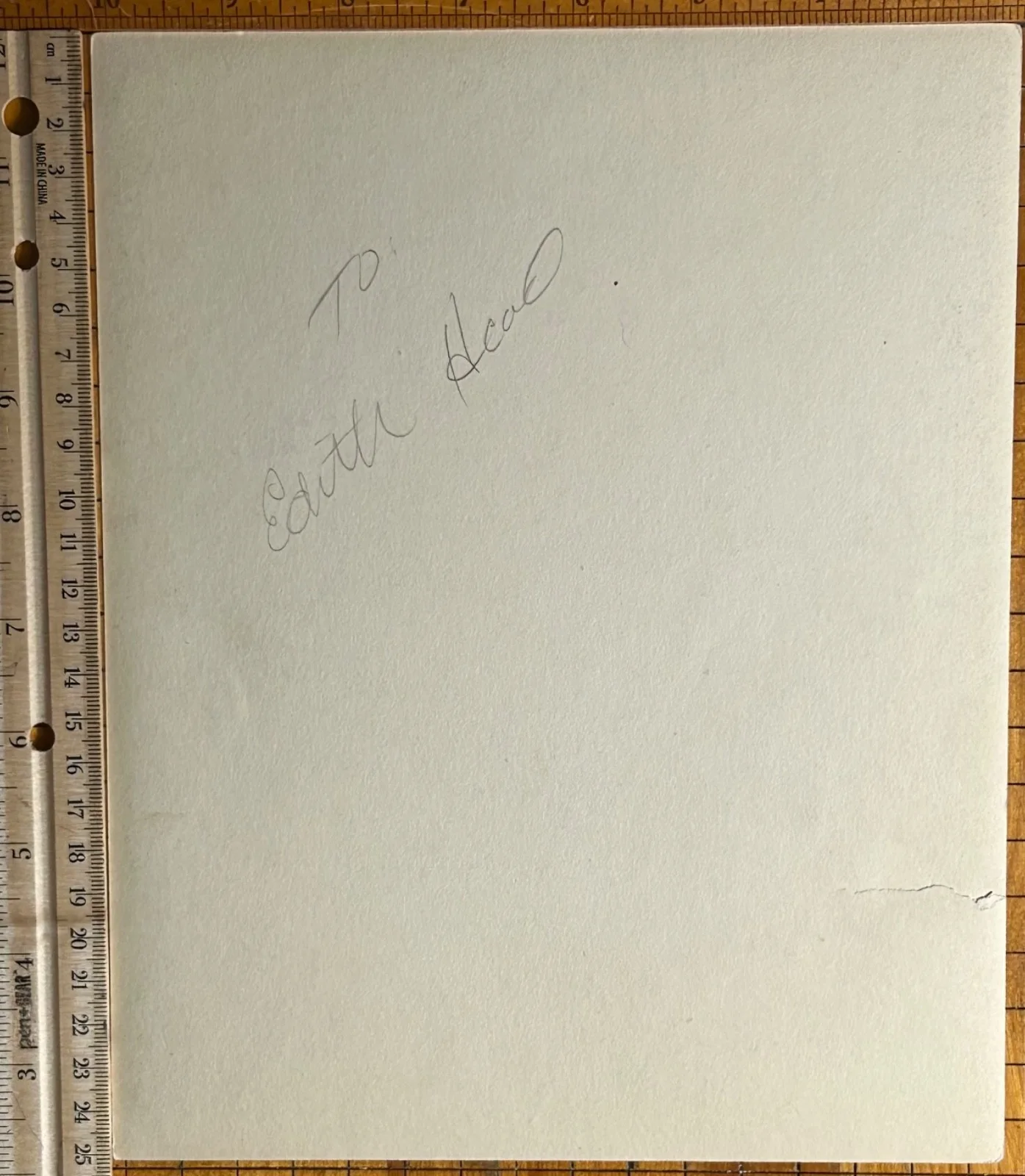 CHESTER CONKLIN—SIGNED PHOTO To EDITH HEAD•W C FIELDS•PRESTON STURGES•CHAPLIN•, image 5