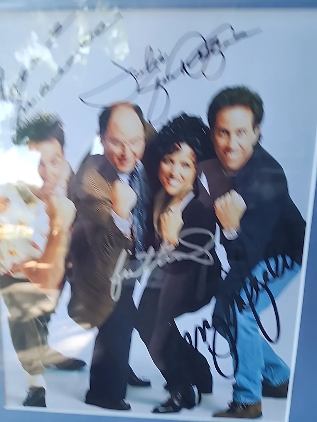Seinfeld Framed Cast Signed Photo Jerry Julia Michael Jason Autographs COA, изображение 3