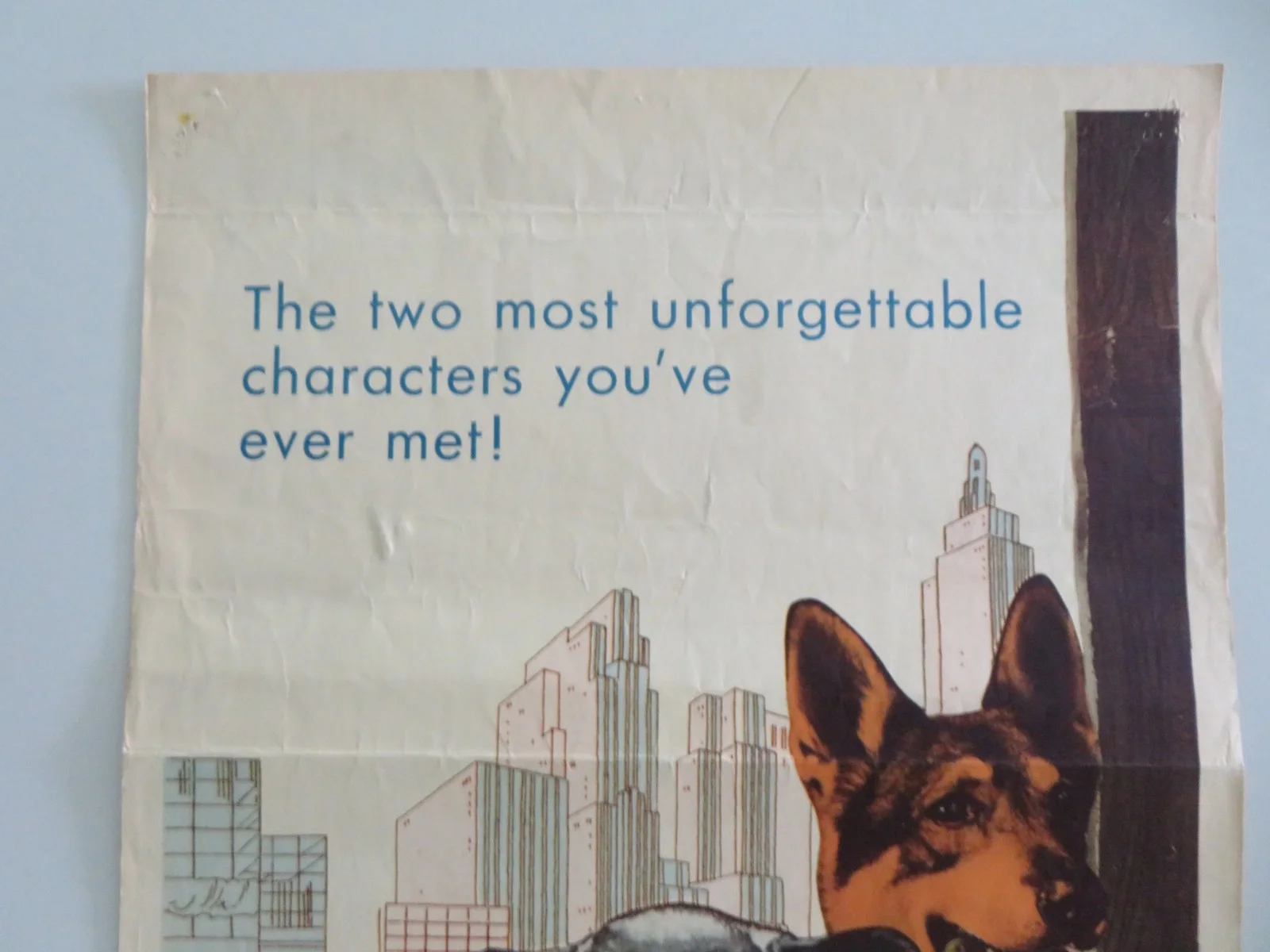 The Littlest Hobo US Insert Poster Buddy Joe Hooker Wendy Stuart 1958, image 2