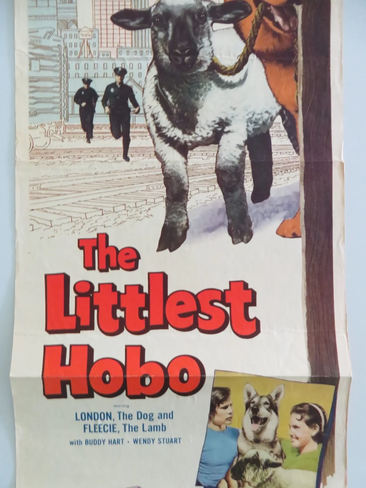 The Littlest Hobo US Insert Poster Buddy Joe Hooker Wendy Stuart 1958, image 3
