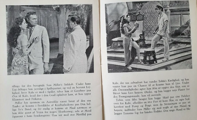 WHITE SAVAGE - VINTAGE ORIGINAL 1943 DANISH MOVIE PROGRAM - MARIA MONTEZ, SABU, изображение 5