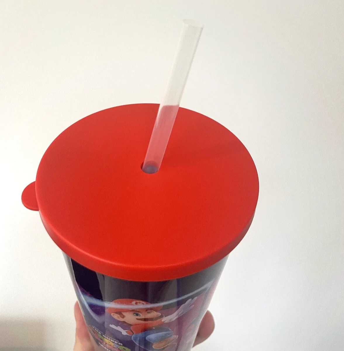 Super Mario Galaxy Movie Plastic Tumbler Cinema Vue UK Cup Mario Yoshi Peach NEW, изображение 3