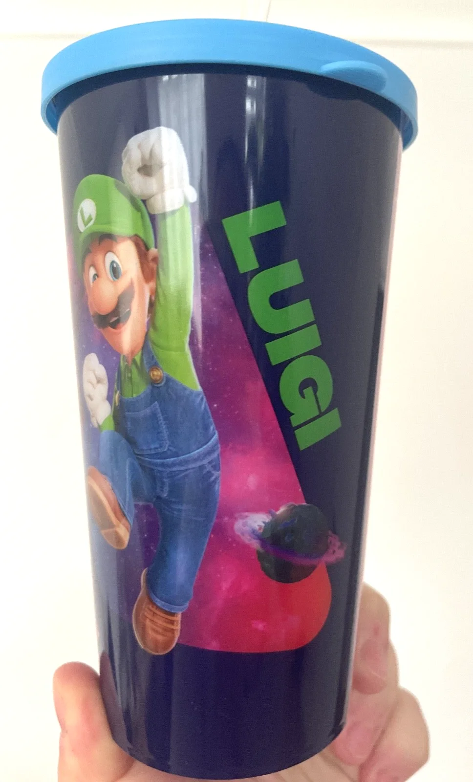 Super Mario Galaxy Movie Plastic Tumbler Cinema Vue UK Cup Mario & Luigi NEW, изображение 2