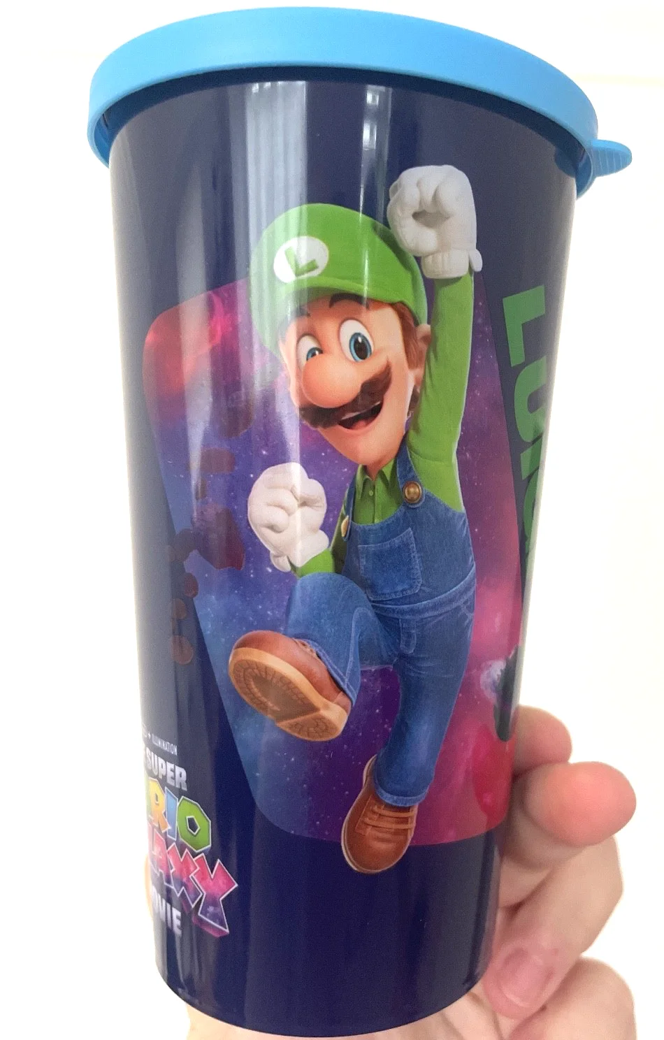 Super Mario Galaxy Movie Plastic Tumbler Cinema Vue UK Cup Mario & Luigi NEW, изображение 3
