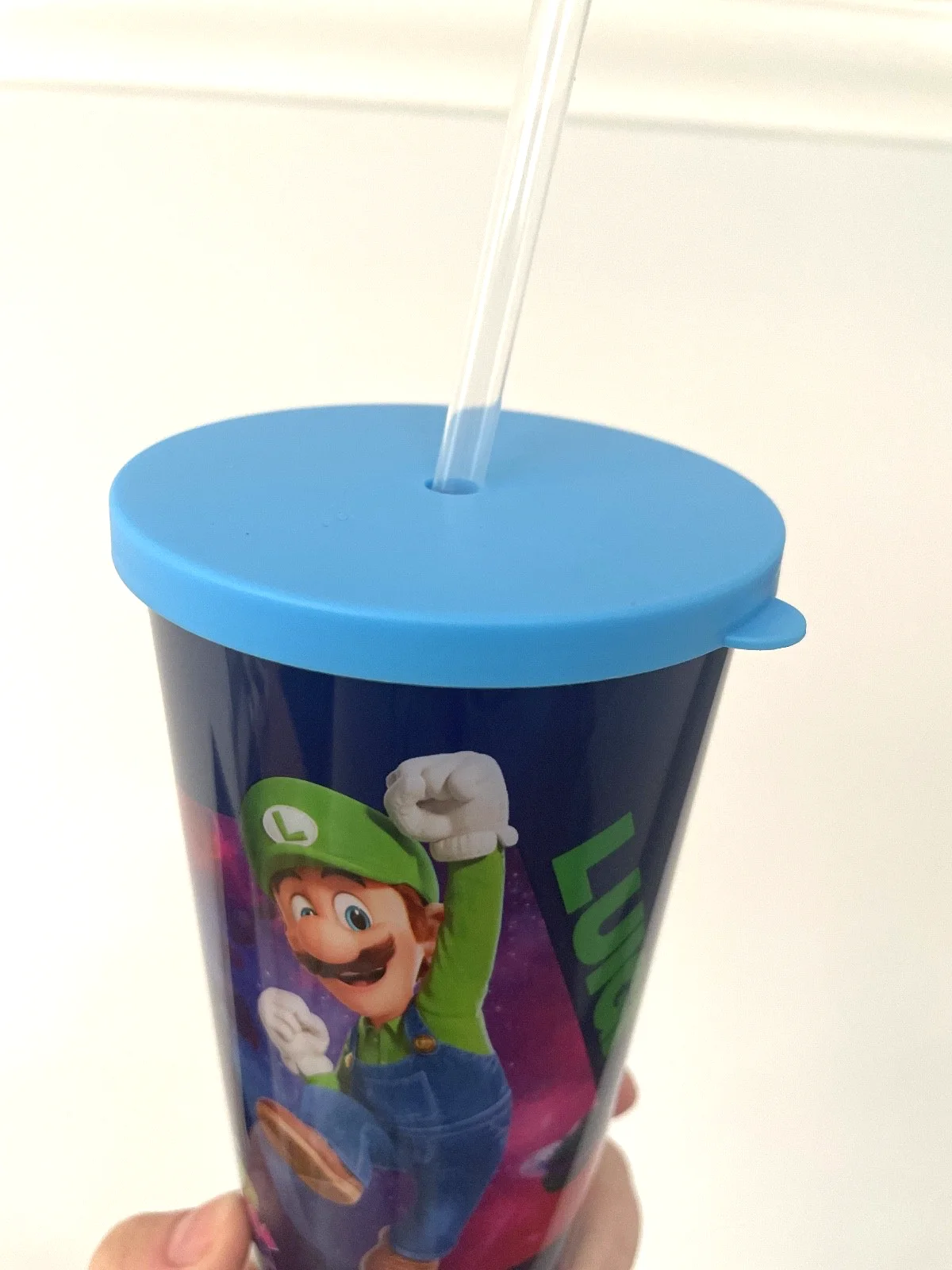 Super Mario Galaxy Movie Plastic Tumbler Cinema Vue UK Cup Mario & Luigi NEW, изображение 4