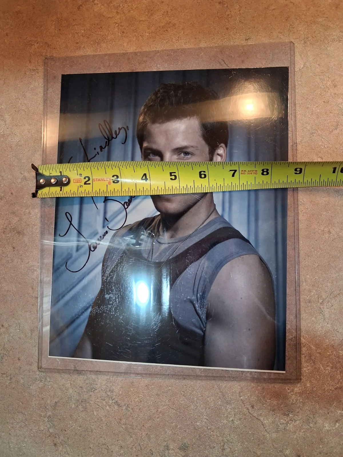 Jamie Bamber — Jamie Bamber Lee Adana Battlestar Galactica Signed Autographed 8x10 Photo, image 4