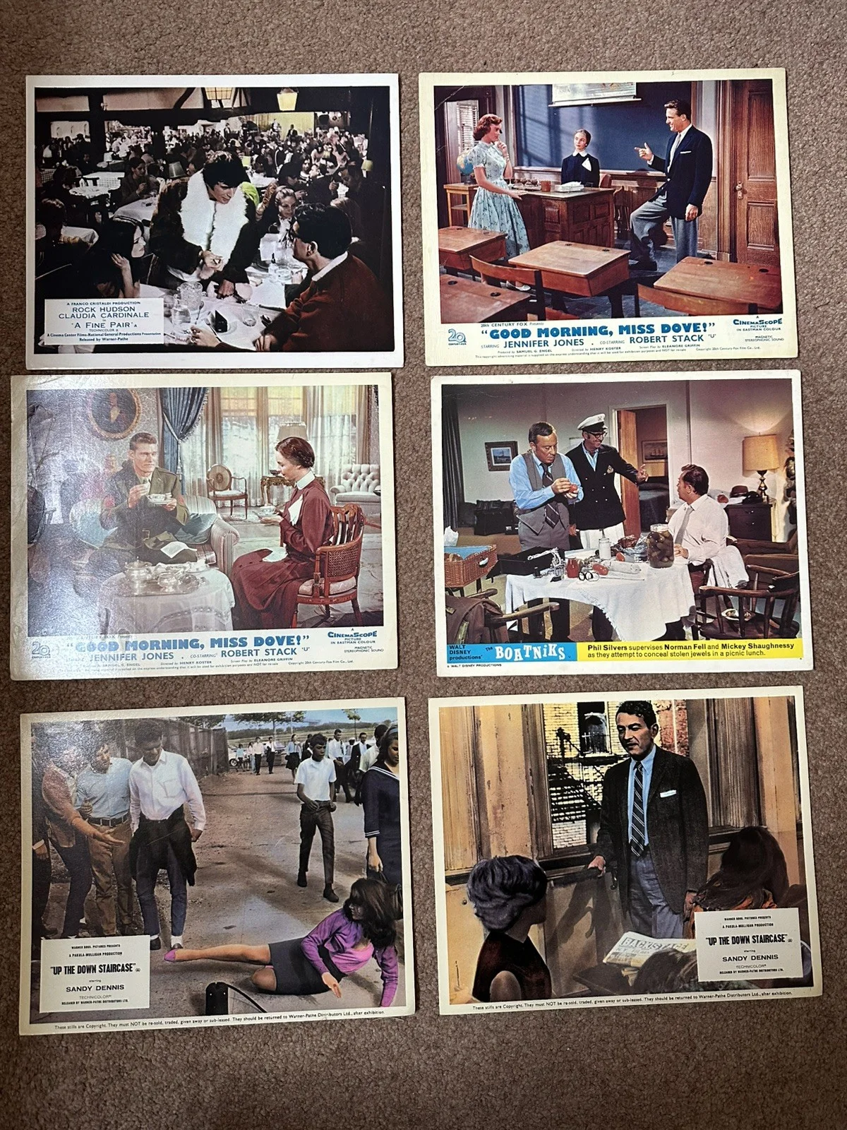 Bundle Of 40 Rare Original Lobby Cards …. Charlton Heston. George Segal., image 5