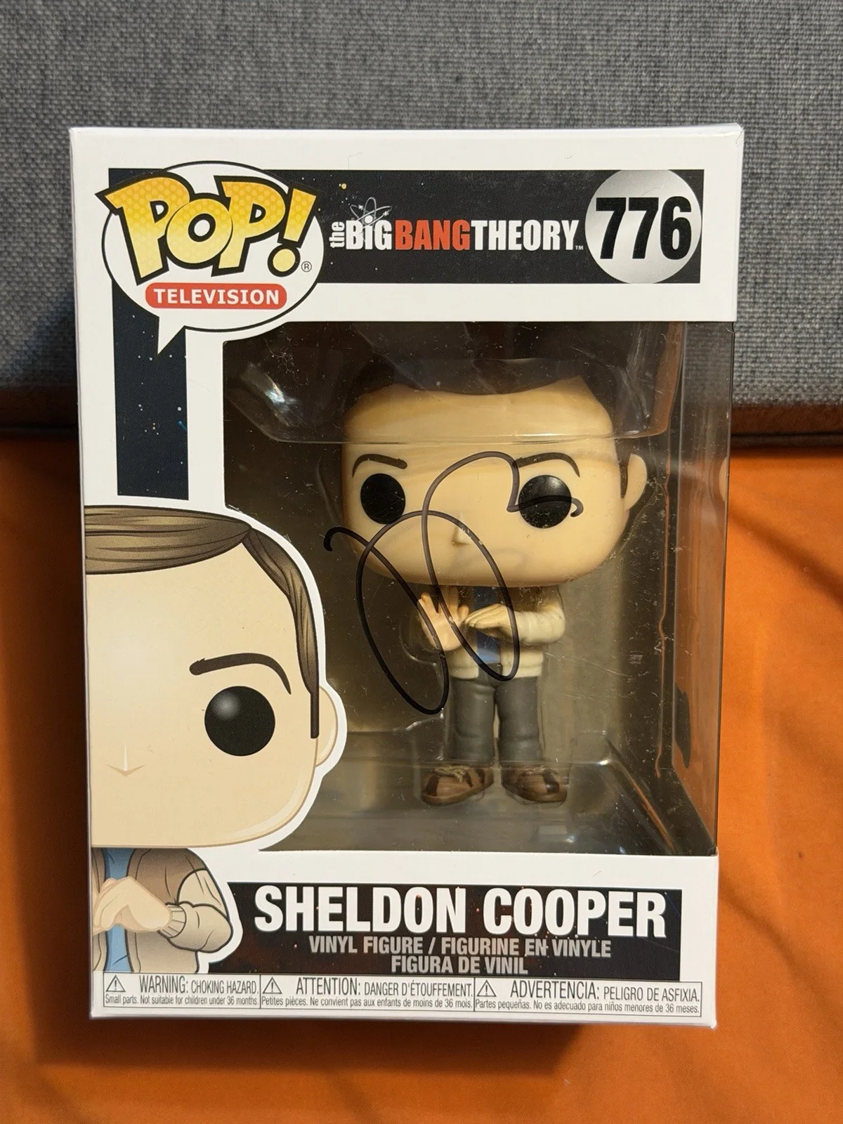 Jim Parsons — Jim Parsons Signed Sheldon Cooper Funko Pop Big Bang Theory Auto Beckett COA