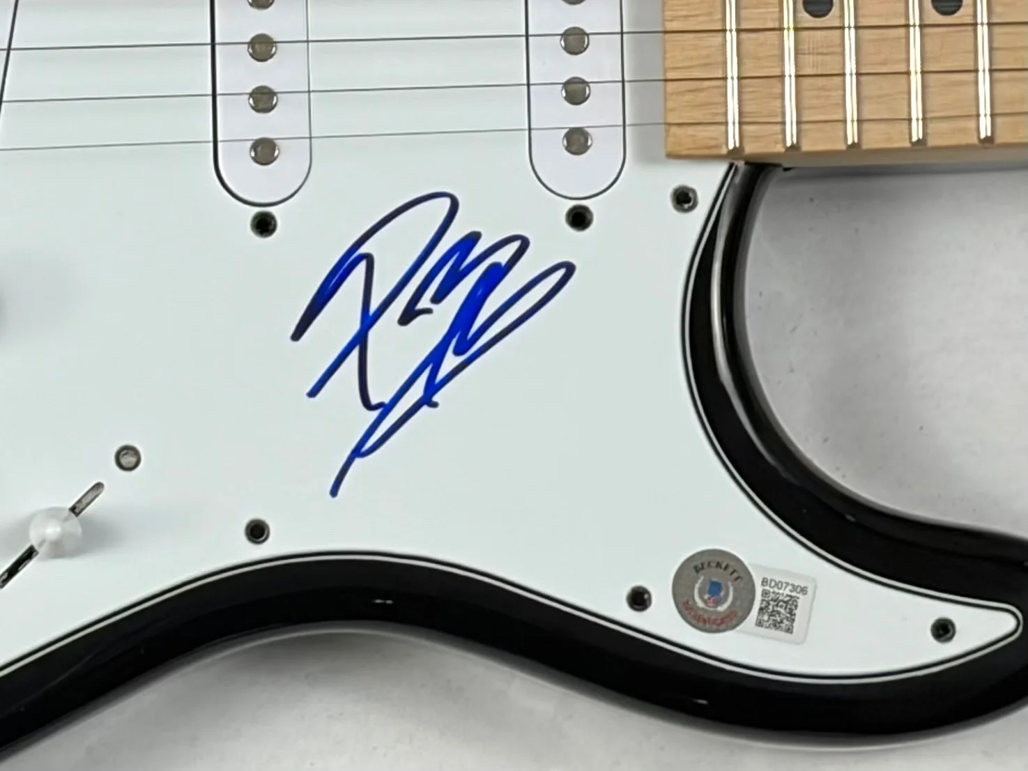 Post Malone Signed Autograph Electric Guitar Austin Post F-1 Trillion Beckett, изображение 5