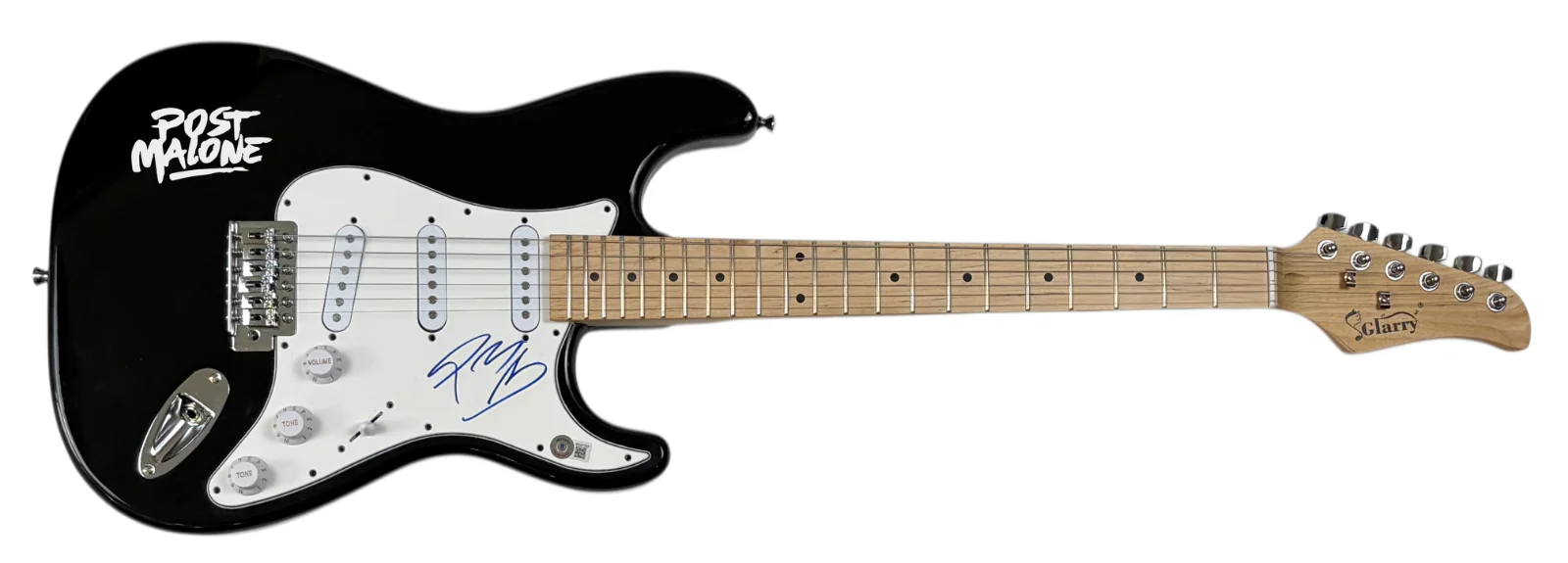 Post Malone Signed Autograph Electric Guitar Austin Post Beckett COA, image 2