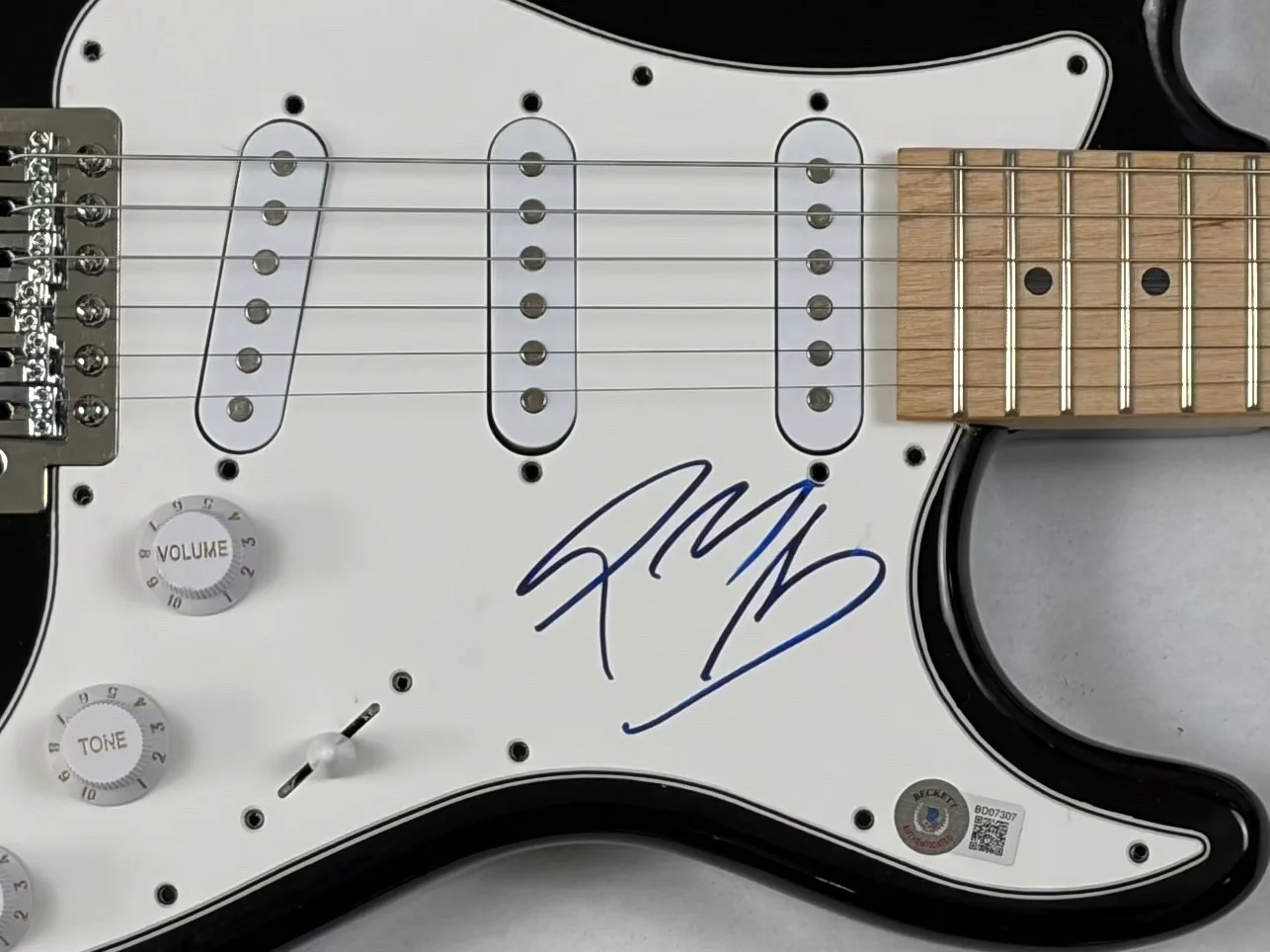 Post Malone Signed Autograph Electric Guitar Austin Post Beckett COA, image 3