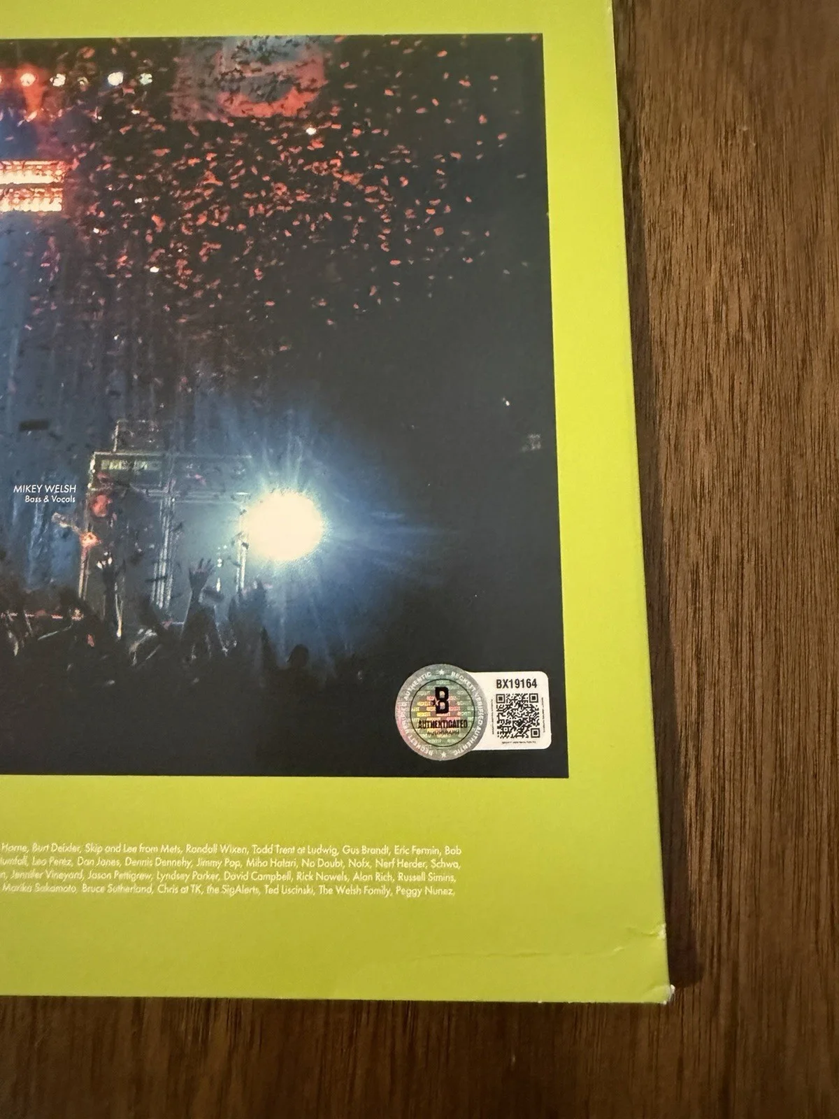 Rivers Cuomo ‘Weezer’ Band Signed Vinyl Album ‘Green Album’ Autograph Beckett, изображение 4