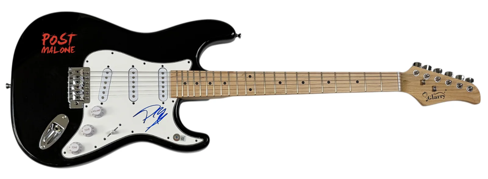 Post Malone Signed Autograph Electric Guitar Hollywood's Bleeding Beckett COA, изображение 5