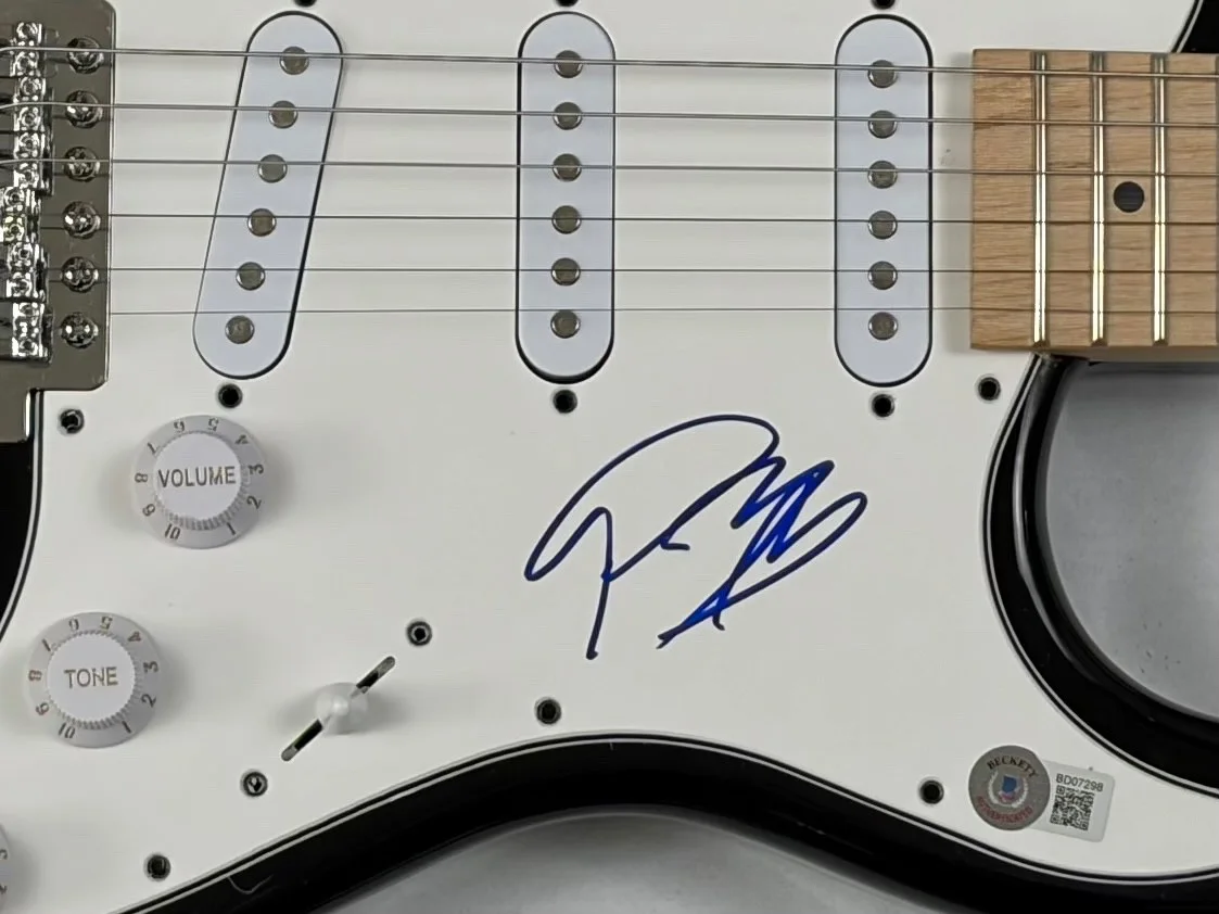Post Malone Signed Autograph Electric Guitar Austin Post F-1 Trillion Beckett, image 4
