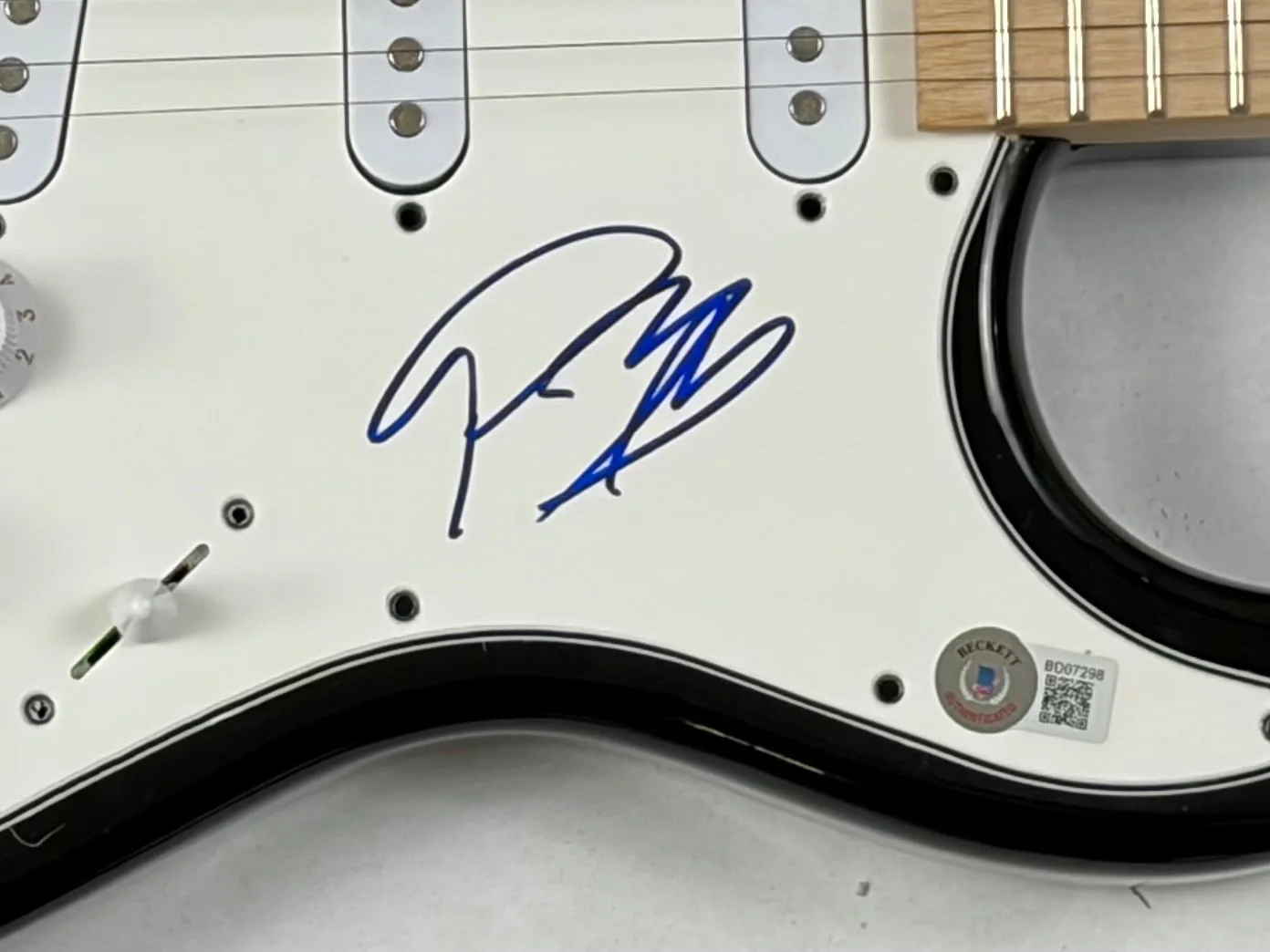Post Malone Signed Autograph Electric Guitar Austin Post F-1 Trillion Beckett, image 5