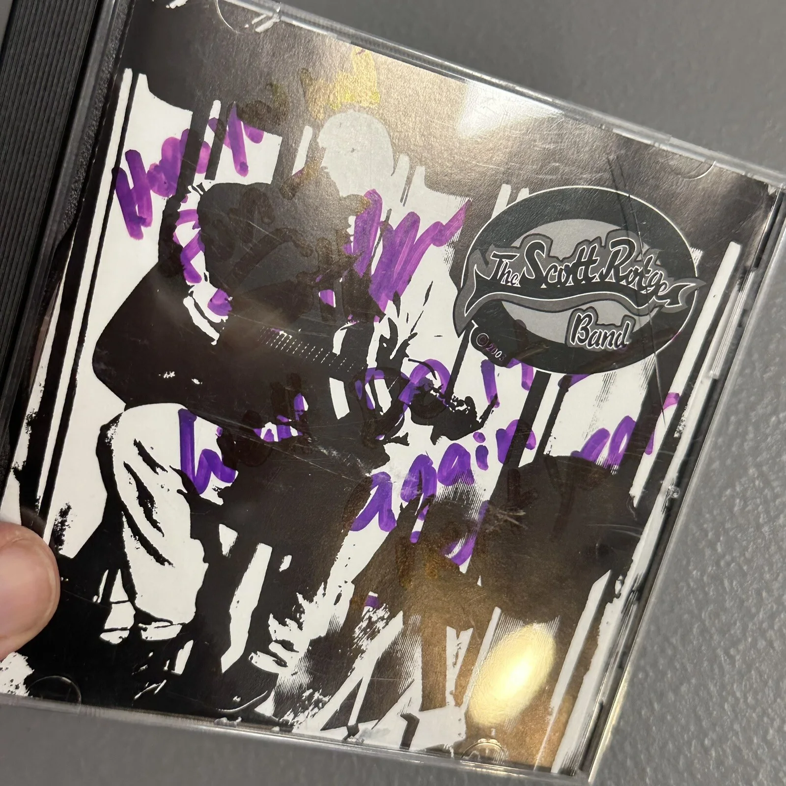 scott rotge band cd signed autographed rare, image 2