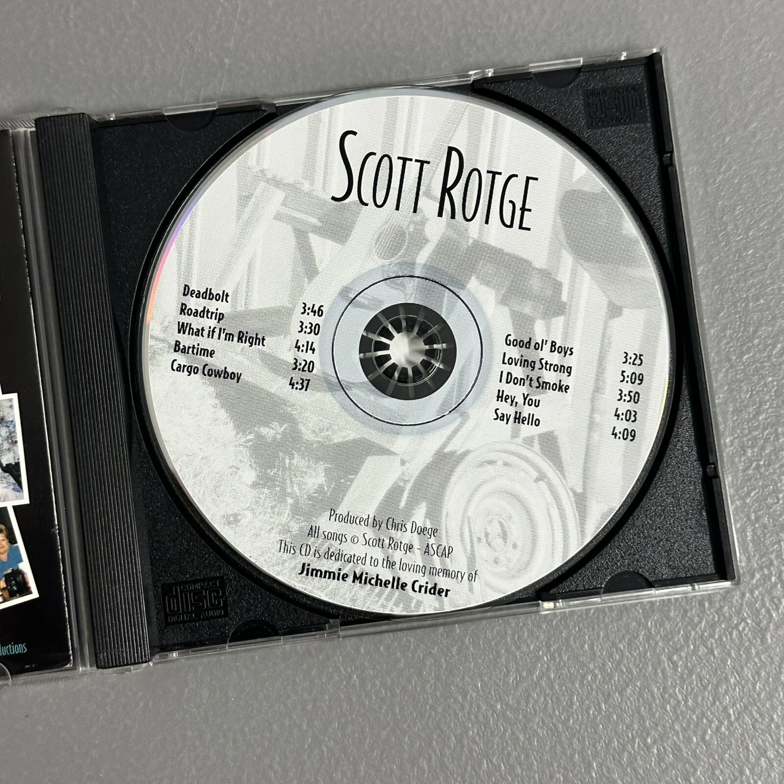 scott rotge band cd signed autographed rare, image 4