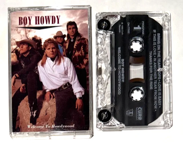 Boy Howdy band hand SIGNED Cassette Lot Howdywood & Shed Give Anything COA, изображение 2