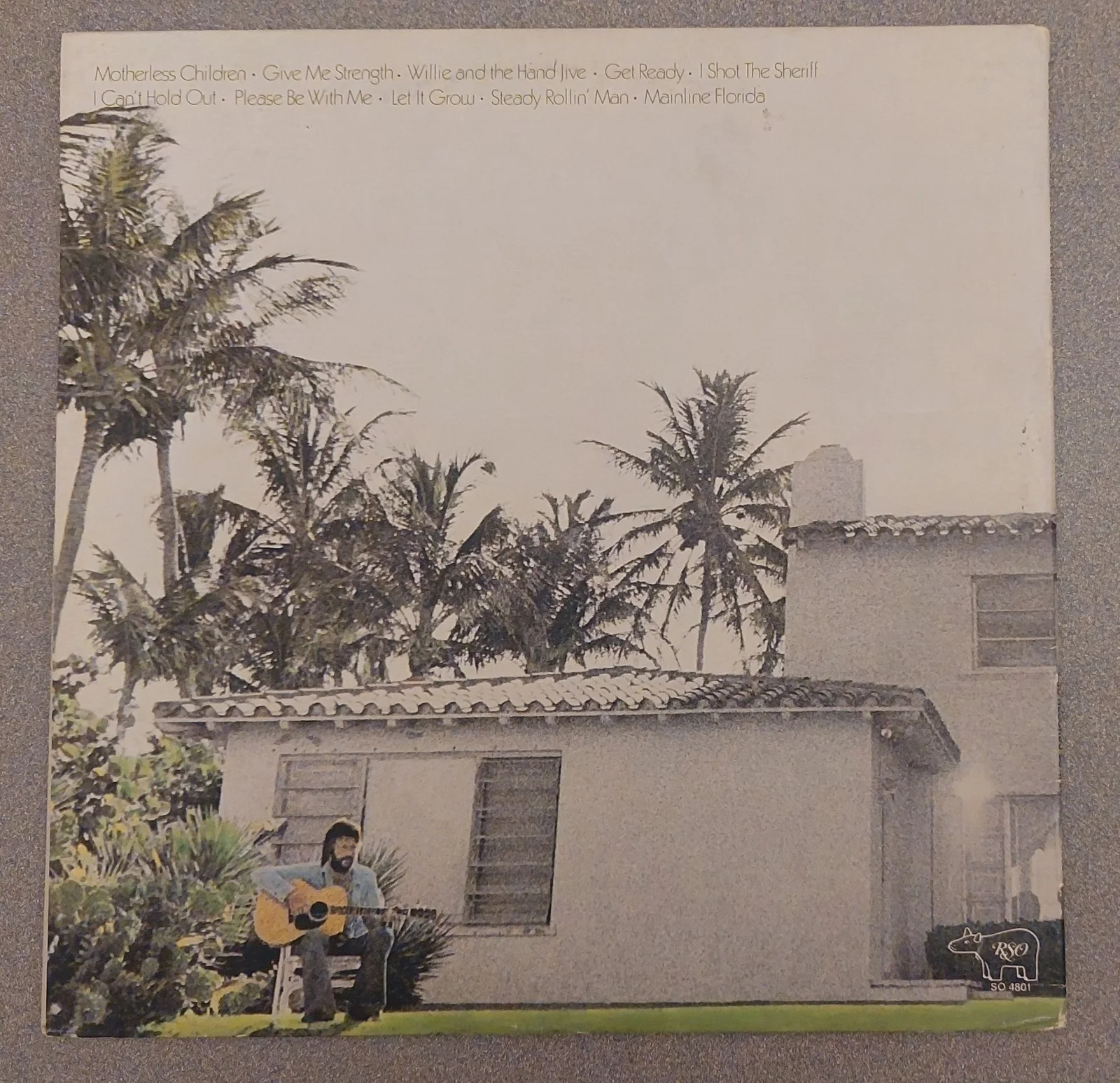 Eric Clapton Signed Autographed 461 Ocean Boulevard LP Vinyl Album. Epperson LOA, image 3
