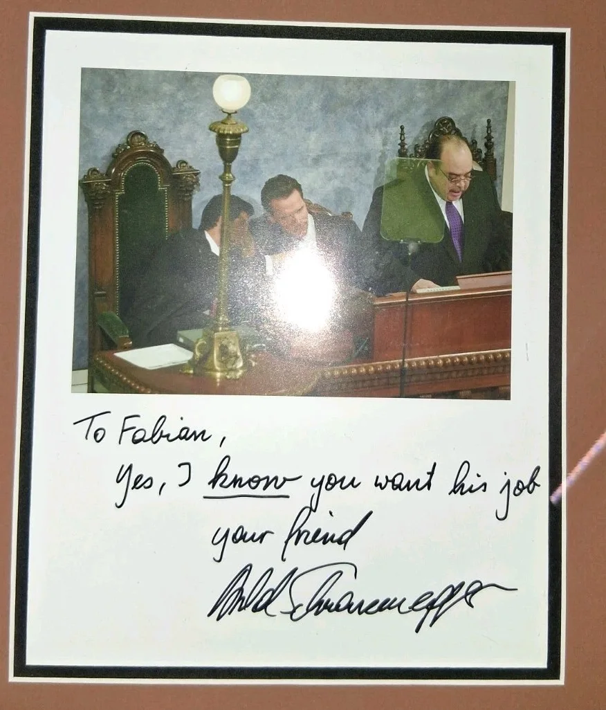 Arnold Schwarzenegger — Arnold Schwarzenegger Autograph Signed Framed California GOVERNOR to Council Mem, image 5