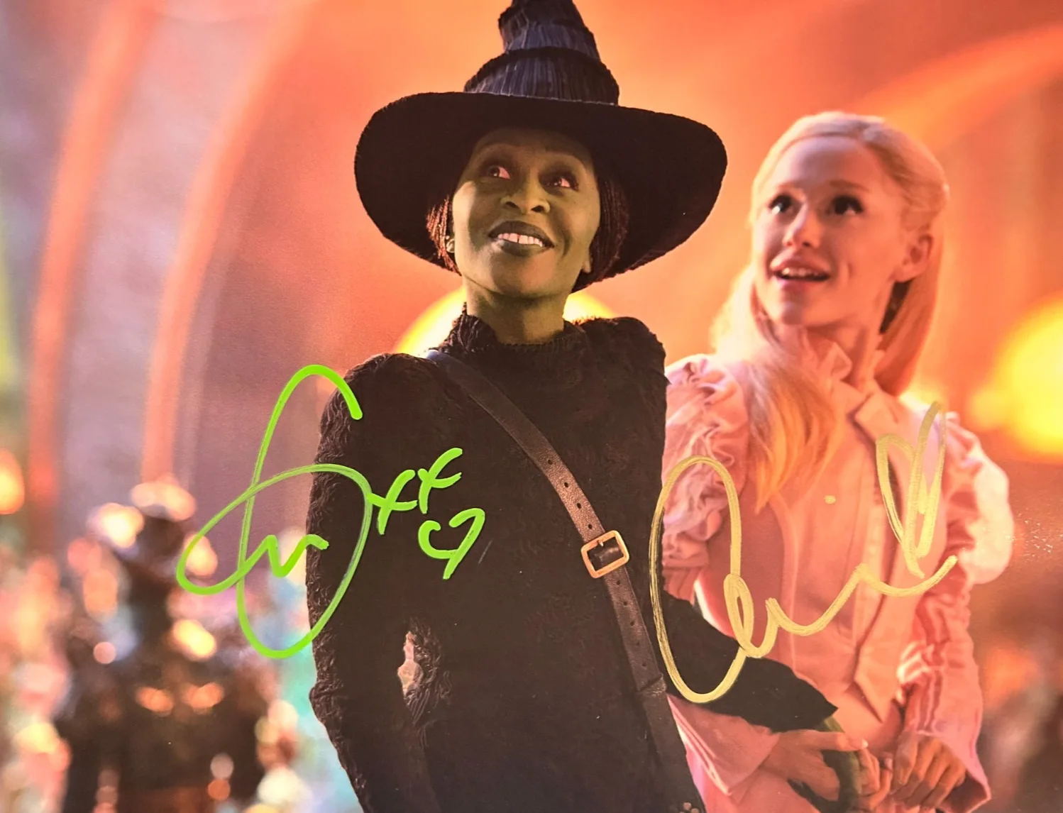 Cynthia Erivo, Ariana Grande — Ariana Grande, Cynthia Erivo Signed: WICKED 8x10" Authentic Autographs w/COA, image 3