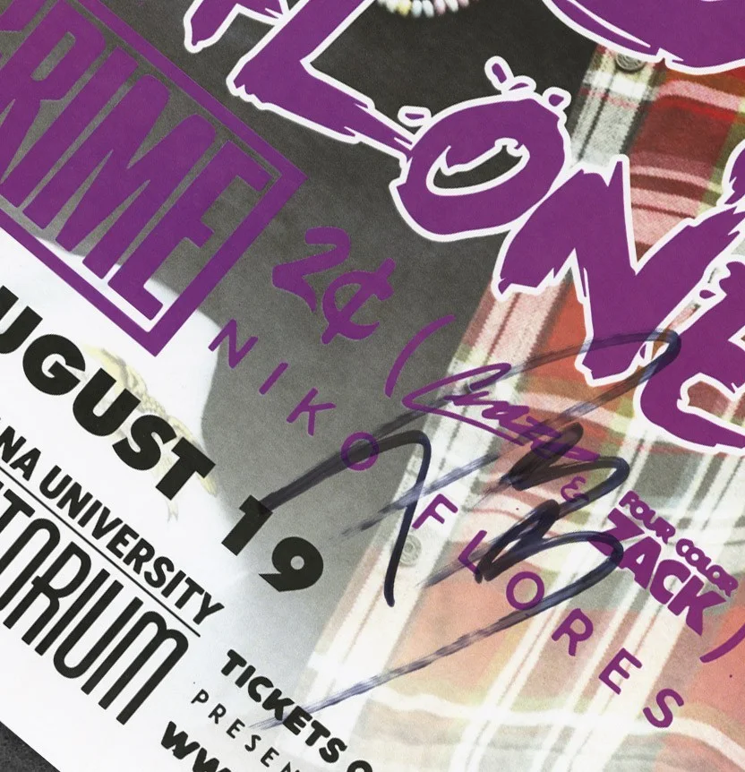 Post Malone autographed concert poster, image 2