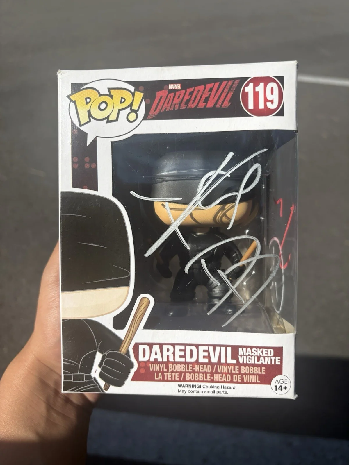 Charlie Cox — Charlie Cox Signed Daredevil Funko Pop Marvel Movie Autograph / Punisher Auto