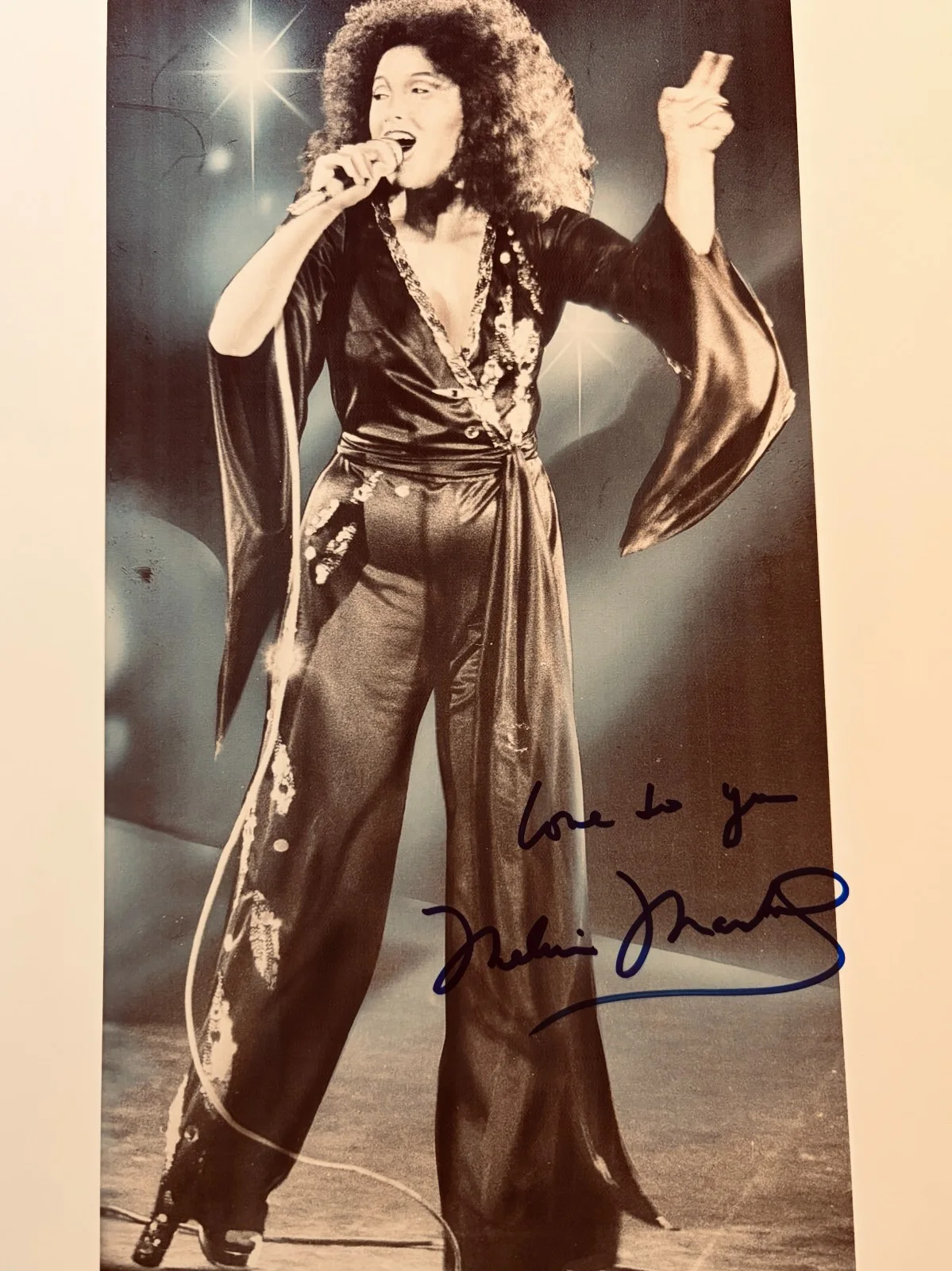 Melissa Manchester Signed•8.5x11 Vintage Black & White Photograph•with COA, image 2