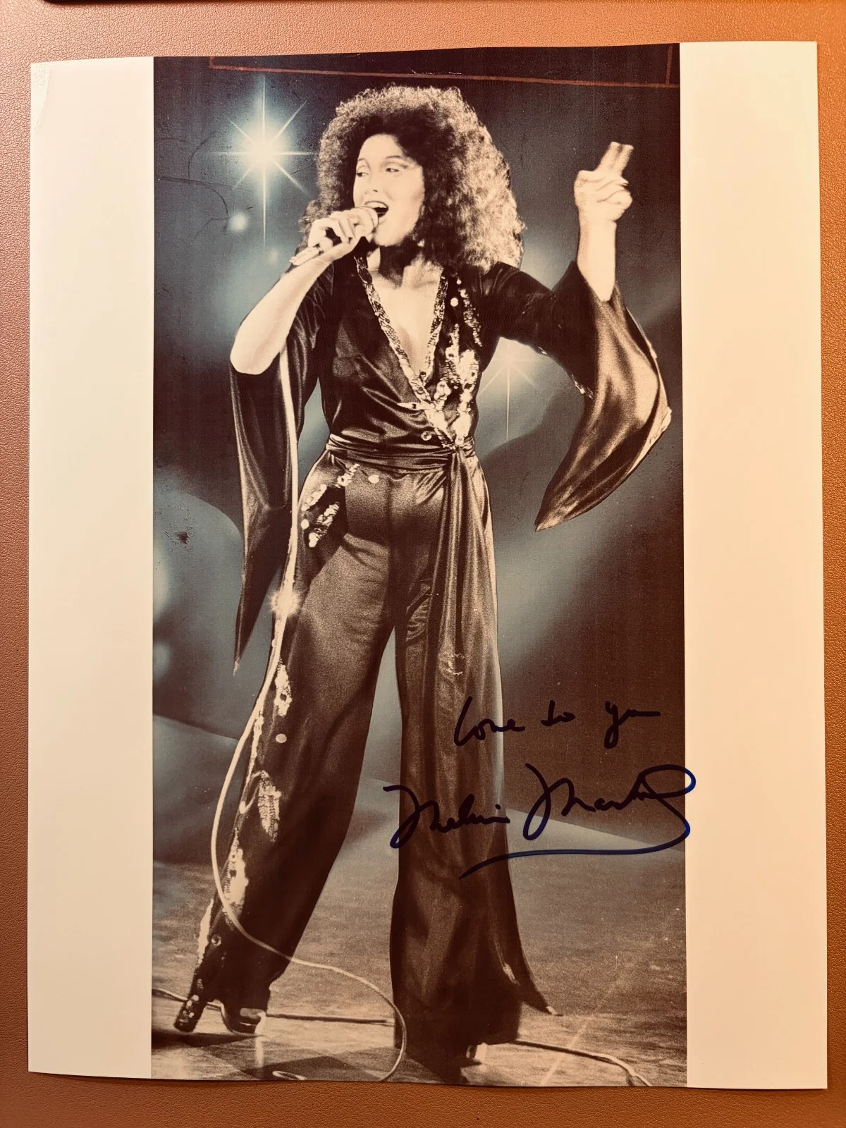 Melissa Manchester Signed•8.5x11 Vintage Black & White Photograph•with COA, image 3