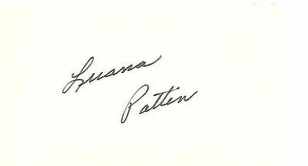 LUANA PATTEN — LUANA PATTEN signature child ACTRESS Song of the South 1946 autograph, изображение 2
