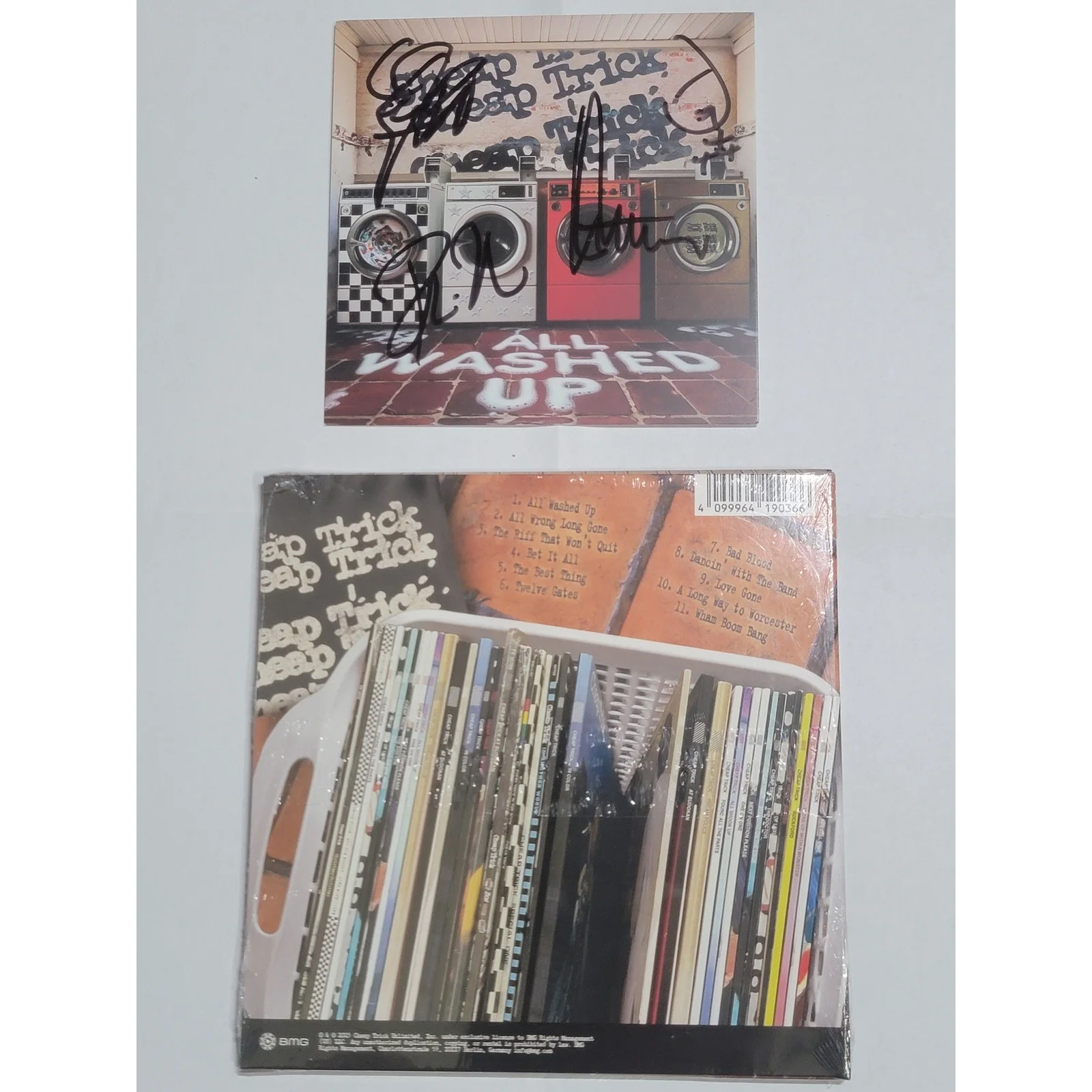 Cheap Trick All Washed Up Autographed CD Album, image 2