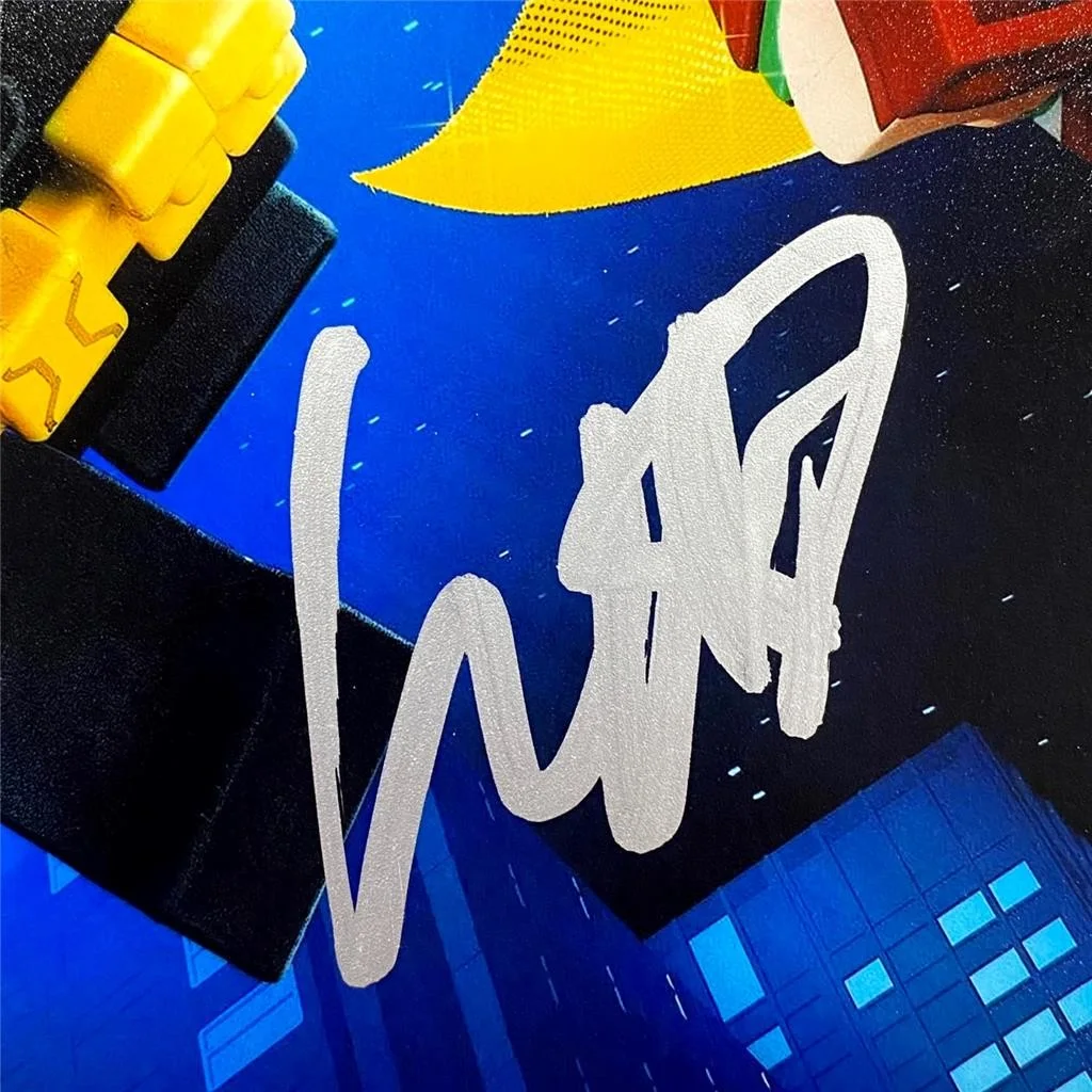 Will Arnett signed Lego Batman Movie 11x14 Photo Poster autograph (A) ~ JSA, изображение 2