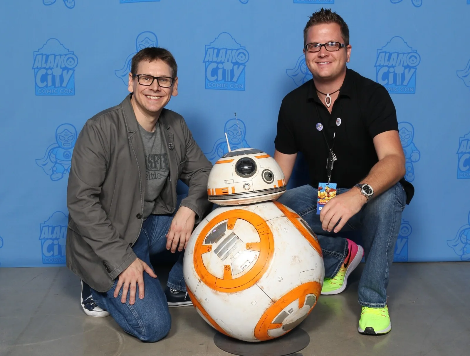 Brian Herring — Topps Authentics- Star Wars- Brian Herring signed BB-8 8x10 JSA COA, image 2