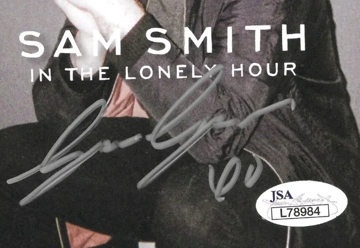 Sam Smith Signed In The Lonely Hour CD Booklet JSA Authenticated Autograph, image 2