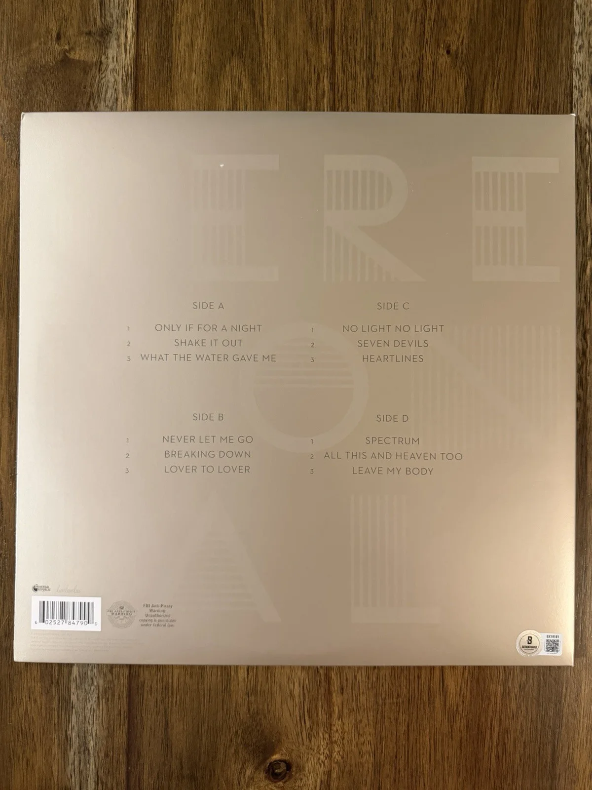 Florence Welch ‘Florence + The Machine’ Signed Vinyl Album ‘Ceremonials’ Beckett, image 2