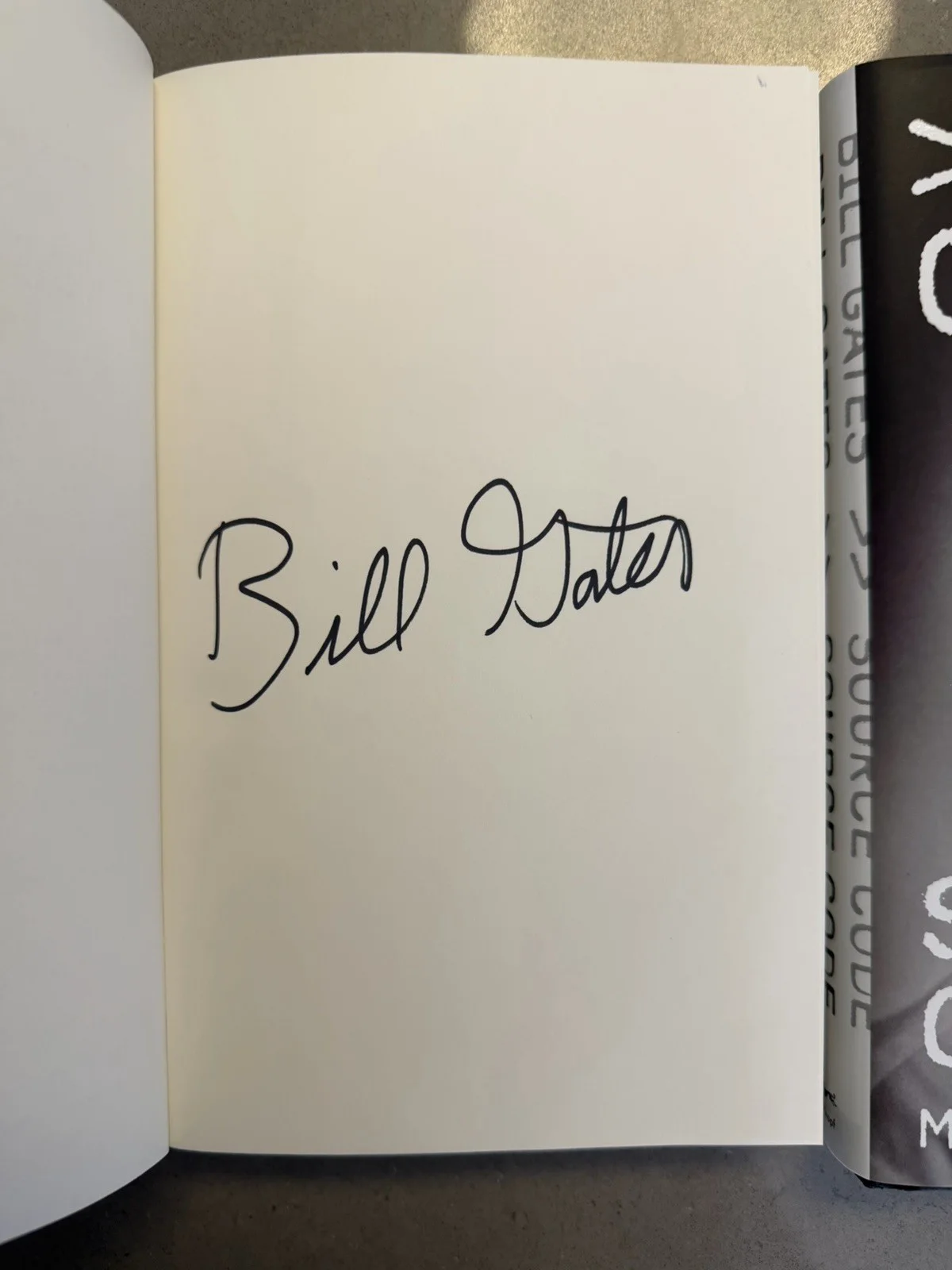 BILL GATES MICROSOFT SIGNED AUTOGRAPH SOURCE CODE HARDCOVER BOOK AUTH RARE D, image 2