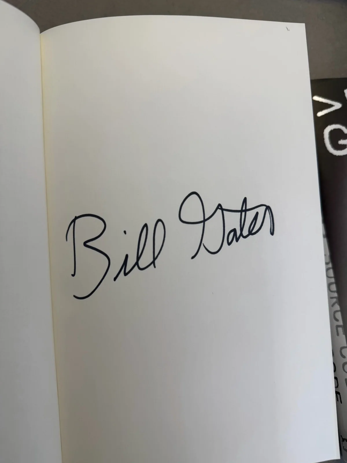 BILL GATES MICROSOFT SIGNED AUTOGRAPH SOURCE CODE HARDCOVER BOOK AUTH RARE D, image 3