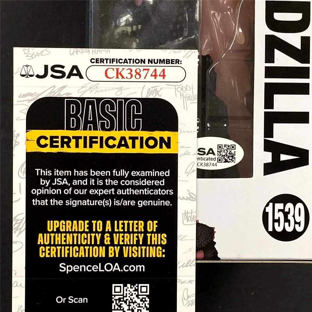 Adam Wingard signed Godzilla x Kong New Empire Funko Pop! 1539 autograph JSA, изображение 5