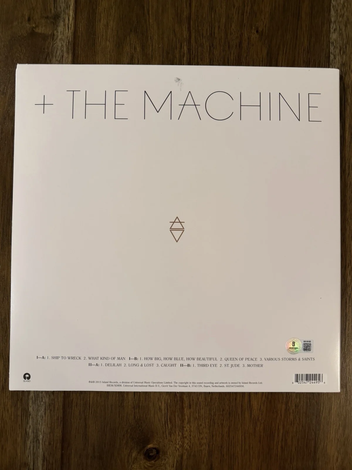 Florence Welch ‘Florence + The Machine’ Signed Vinyl Album ‘How Big, How Blue’, image 2