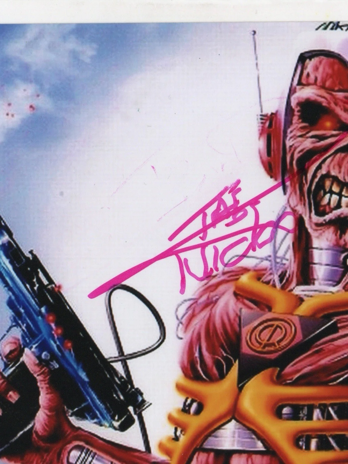 Nicko McBrain — Nicko McBrain signed autograph 8x10 Photo No COA Pass BAS PSA JSA Iron Maiden*IR, image 2