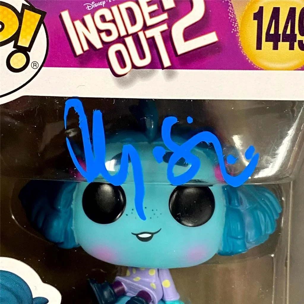 Ayo Edebiri signed Envy on Orb Inside Out 2 Funko Pop! autograph ~ JSA, image 2