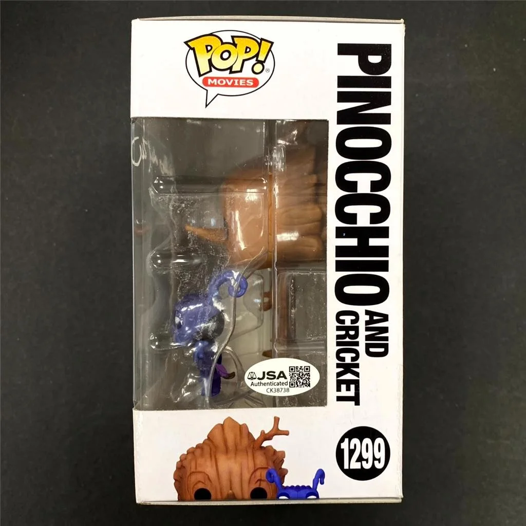 Guillermo Del Toro signed Pinocchio Funko Pop! Figure 1299 autograph ~ JSA, изображение 2